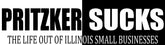 Pritzker Sucks Window Decal